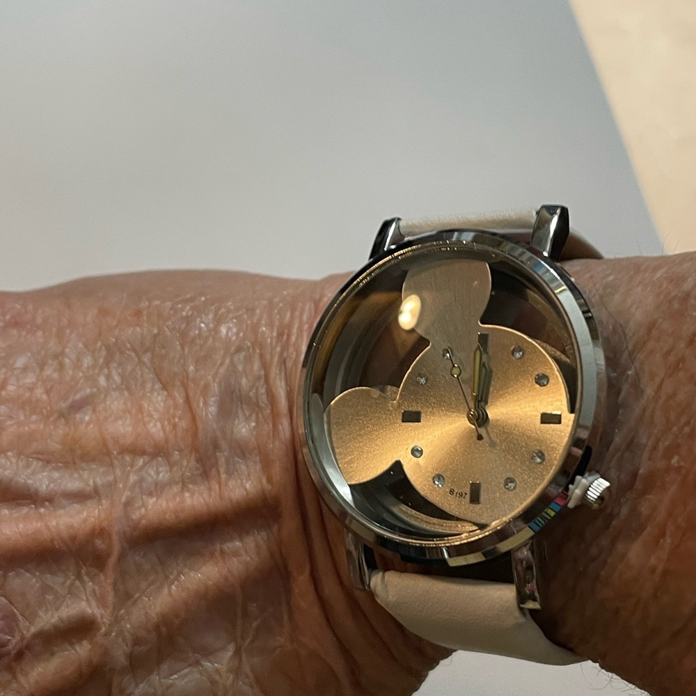 New Disney Watch with White Strap